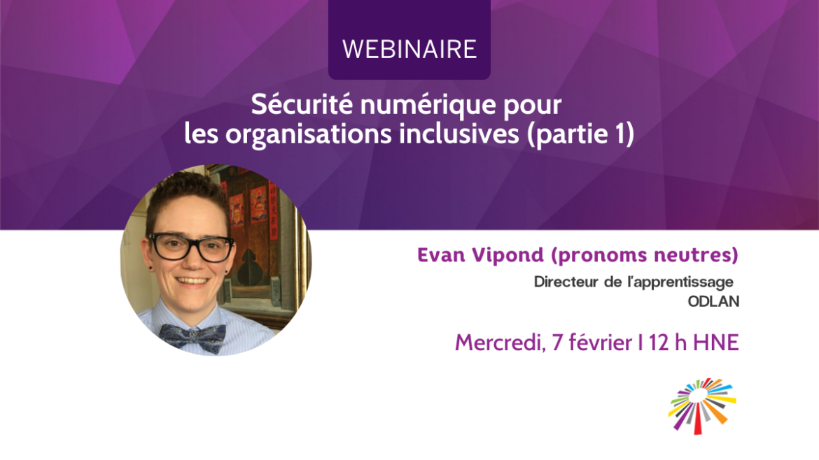 Sécurité numérique pour les organisations inclusives (partie 1)