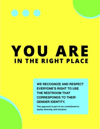 Inclusive Washroom Poster